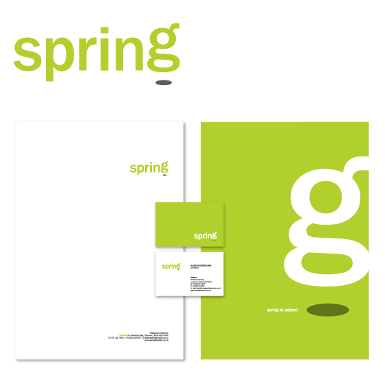 Name, id design, stationery design including letterhead and business card.